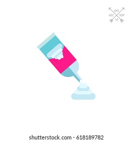 Whipped Cream Can Vector Icon