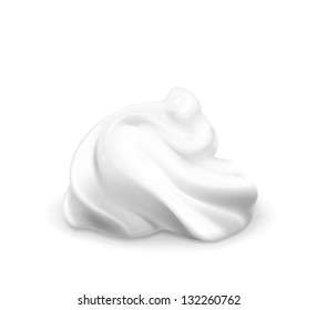 Whipped Cream Vector