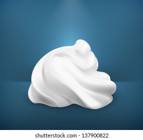 Whipped Cream Vector