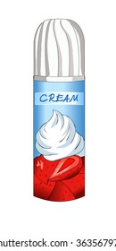 Download Bottle Of Whipped Cream Images Stock Photos Vectors Shutterstock PSD Mockup Templates