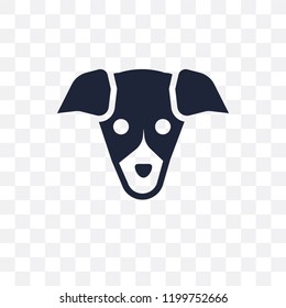 Whippet dog transparent icon. Whippet dog symbol design from Dogs collection. Simple element vector illustration on transparent background.