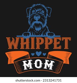 Whippet Mom  Vintage