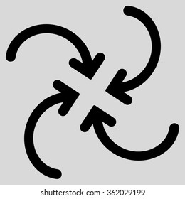 Whirl Arrows Icon
