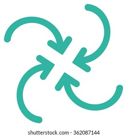 Whirl Arrows Icon