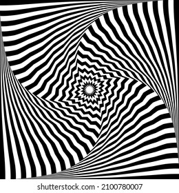 Optical Illusion Abstract Design Op Art Stock Vector (Royalty Free ...