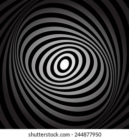 Ilusión de movimiento de remolinos. Resumen texturado de fondo. Arte vectorial.