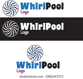 Whirl pool like design logo for business or personal use. 