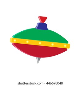 Whirligig icon. Flat style.