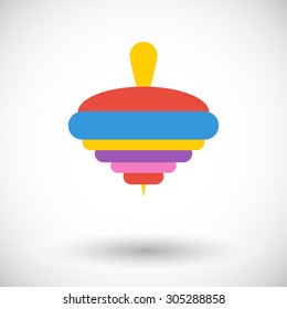Whirligig icon. Flat vector related icon for web and mobile applications. It can be used as - logo, pictogram, icon, infographic element. Vector Illustration. 