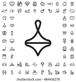 Whirligig icon illustration isolated vector sign symbol