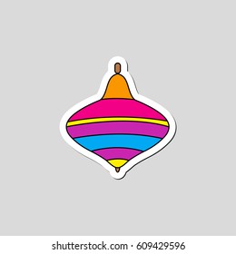 Whirligig toy - vector