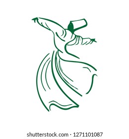 Whirling Dervish Vector