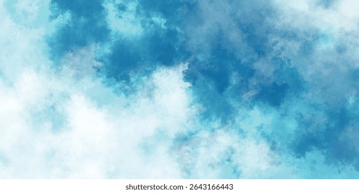 Névoa em Ricos Aqua e Cores Cianas com uma Serena Vibe Atmosférica

