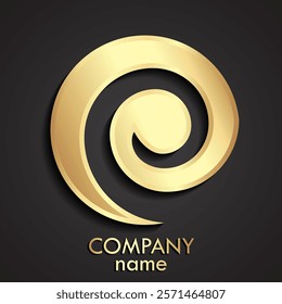 whirlpool 3d gold ornament logo