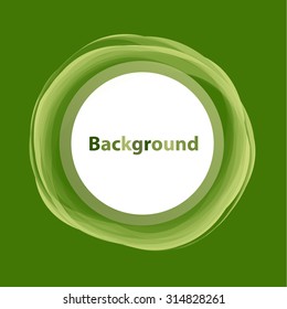 Whirlpool green twist background with white center and space for text