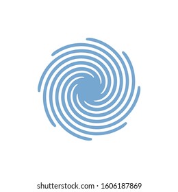  Whirlpool icon in flat style.Vector illustration.