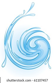 Whirlpool. (vector illustration)