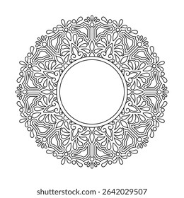 Whirlwind Blossom Spiral Design Mandala