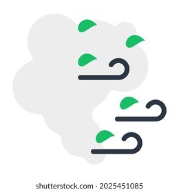Icono de remolque, vector modificable de huracán