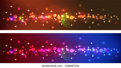 A whirlwind of sparks and glitter. Colorful background with sparks for festive design.