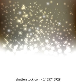 A whirlwind of sparks and glitter. Silver background with sparks for festive design.