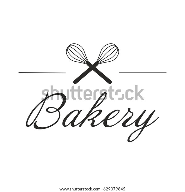 Whisk Bakery Pastry Logo Stock Vector (Royalty Free) 629079845