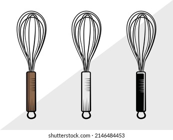 Whisk clipart Printable Vector Illustration
