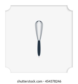 Whisk flat icon.