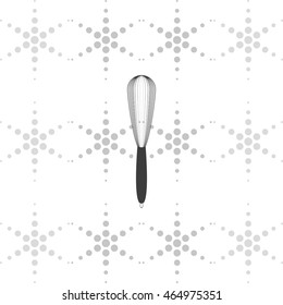 Whisk flat icon.
