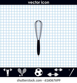 Whisk flat icon.