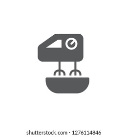 Whisk flat vector style icon. Cooking and kitchen icon  for websites, web design, mobile app.