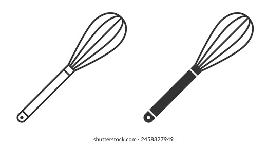 Whisk  icon. Beater symbol. Vector illustration.