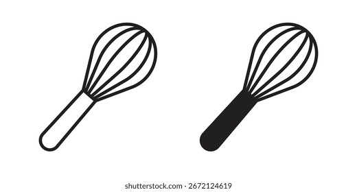 Icono de batidor Gráfico de Vector blanco y negro
