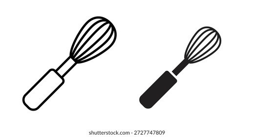 Conceito de ícone Whisk. ícone de ui linear perfeito em pixels.