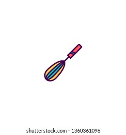 Whisk icon design. Gastronomy icon vector illustration