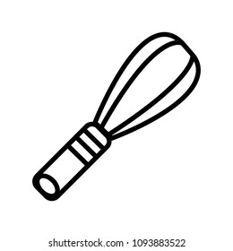 Whisk Icon Flat