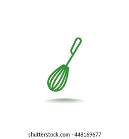 Whisk Icon Flat.