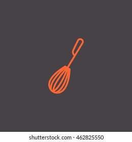 Whisk Icon Flat.