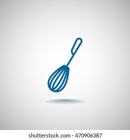 Whisk Icon Flat.