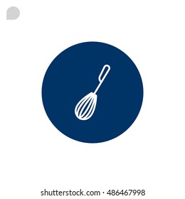 Whisk Icon Flat.