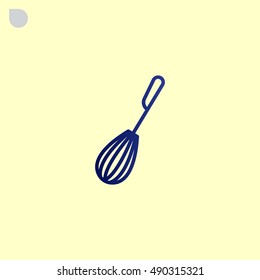 Whisk Icon Flat.