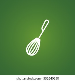 Whisk Icon Flat.