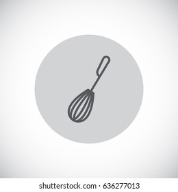 Whisk Icon Flat.