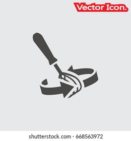 whisk icon isolated sign symbol and flat style for app, web and digital design. Vector illustration.