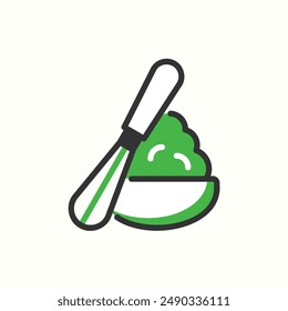 whisk icon, isolated icon theme bakery
