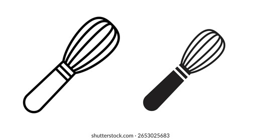 Whisk icon Logo Design Vector Template Illustration