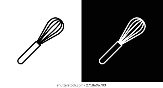 Elemento de logotipo de ícone de Whisk. Ilustração vetorial. EPS10