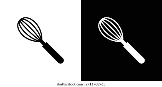 Whisk icon Set collection. Vector silhouette.