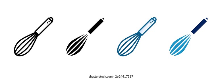 Whisk Icon Set Multiple Style Collection