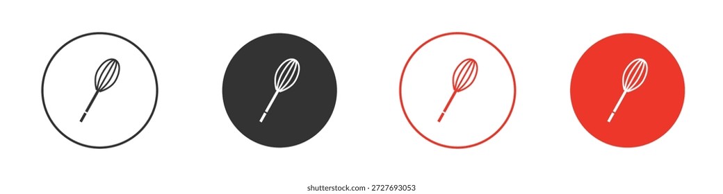 Símbolo de ícone Whisk. Design simples e plano para aplicativos móveis ou da Web. Logotipo de ilustração Vetor mínimo.